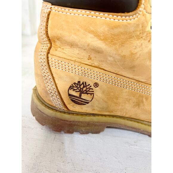 Timberland 10361 6-Inch Premium Waterproof Ankle Hiking Boots Tan Women's 7.5 - Picture 5 of 12